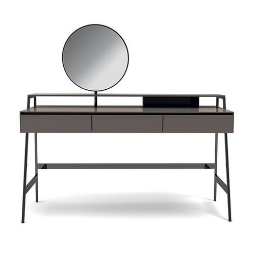 現代風化粧台 - VENERE - Gallotti&Radice - 木製 / ラッカー塗装メタル製 / 硬化ガラス製