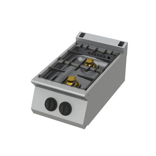 ガスコンロ - 020G /S-7 - ROSINOX - 業務用 / 2口 / カウンタートップ