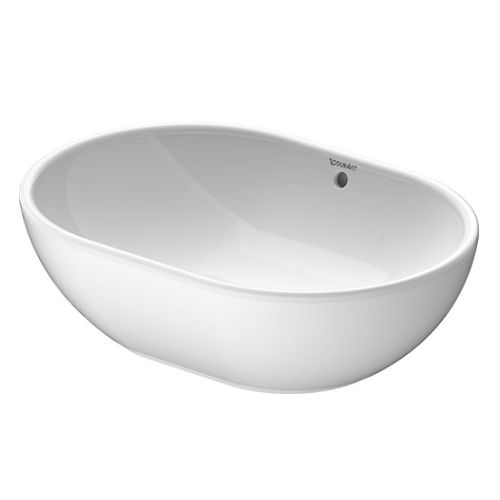 カウンタートップ型洗面器 - 033550 - DURAVIT - セラミック製 / 高光沢 / 楕円形
