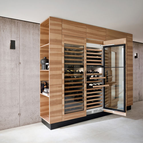 自立型ワインセラー - AINOA 4.0 - Record Cucine - 木製 / ガラス