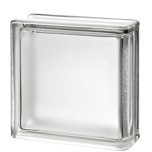 正方形ガラスレンガ - CLEAR 1909/8  - SEVES GLASSBLOCK - コーナータイプ / カーブ状 / 外壁用