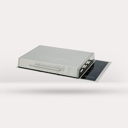 電気グリル - FRONTIER HALF HEIGHT LID - Kenyon - カウンタートップ上 / ステンレス網製
