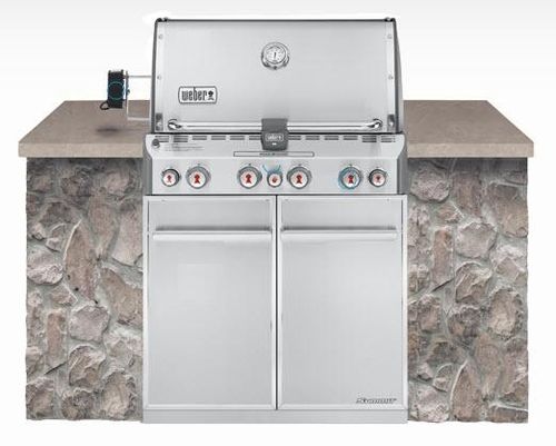 ガスバーベキューコンロ - SUMMIT® S-460™  - Weber USA - 固定式 / ステンレススチール