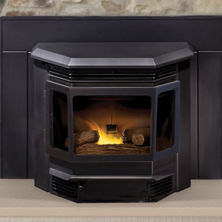 3面タイプ挿入式暖炉 - CLASSIC BAY 1200 - QUADRA-FIRE - ぺレット