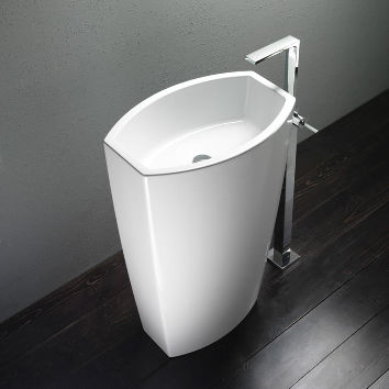 置き型洗面器 - NORM: 75590PF11 - GSI - セラミック製 / 現代風