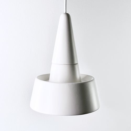 ペンダントランプ - SMALL LIGHT 2.0_glossy white - neo - セラミック製 / ミニマリストデザイン / コード付き