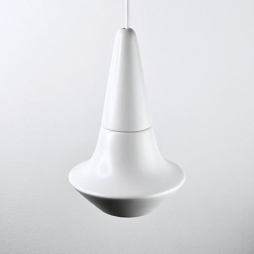 ペンダントランプ - SMALL LIGHT 1.0_matte white - neo - セラミック製 / ミニマリストデザイン / コード付き