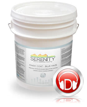 騒音遮断塗料 - SERENITY DESIGNER COLOR / BLUE HAZE - 360 COATINGS - 屋内 / 壁用