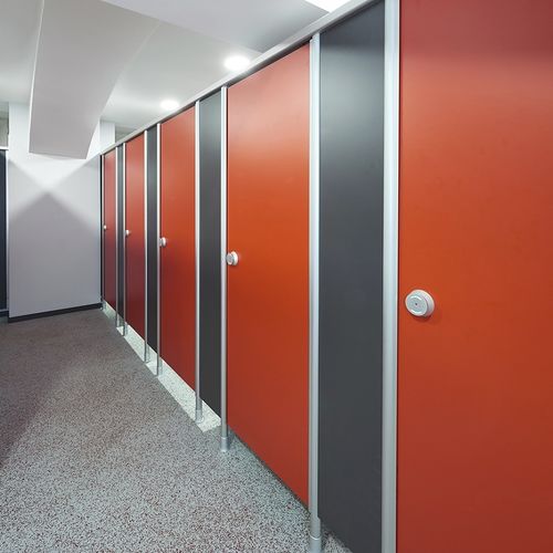 ラミネートトイレ用キュ－ビクル - VK13 - Schaefer-Trennwandsysteme - トイレ用 / 屋内用