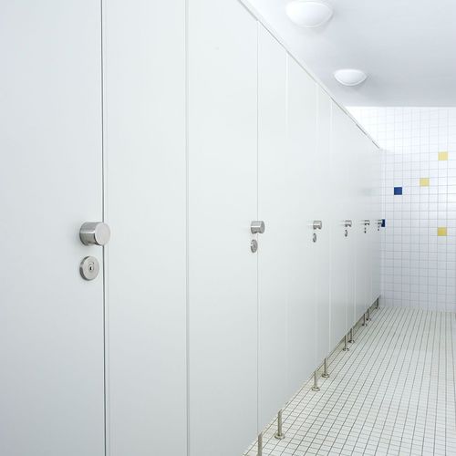 アルミニウムトイレ用キュ－ビクル - PUP30 - Schaefer-Trennwandsysteme - スチール製 / トイレ用 / 公共施設用