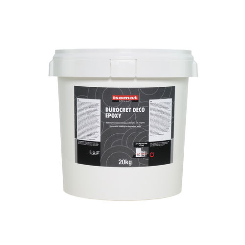 装飾塗料 - DUROCRET-DECO EPOXY - ISOMAT S.A. - 屋内用 / 屋外用 / 壁用
