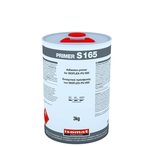 タイル用プライマー - PRIMER-S 165 - ISOMAT S.A. - ガラス用 / シラン / 屋外用