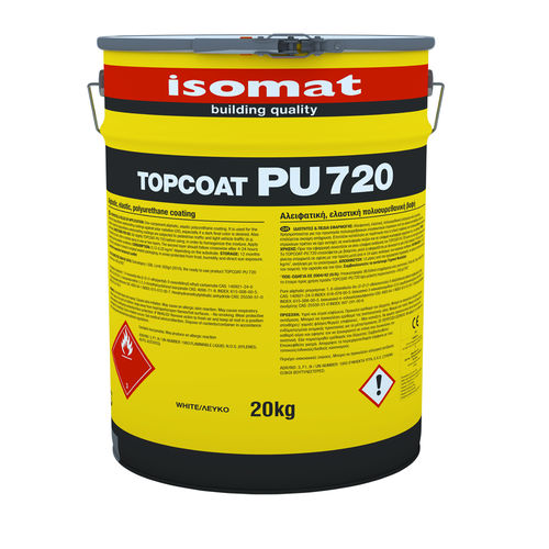 保護塗料 - TOPCOAT-PU 720 - ISOMAT S.A. - スムージング用 / 防水加工 / 仕上げ