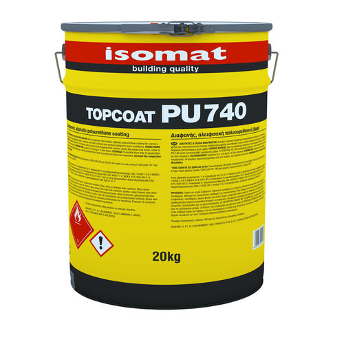 保護塗料 - TOPCOAT-PU 740 - ISOMAT S.A. - 仕上げ / 腐食防止 / 屋外用