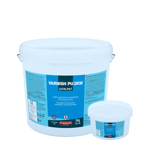 保護ニス - VARNISH-PU 2KW - ISOMAT S.A. - 装飾 / 仕上げ / 防水加工