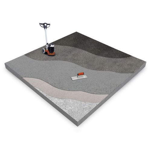 コンクリート製床 - TERRAZZOVERLAY™ ISOPLAM® - ISOPLAM SRL - 屋外用 / 屋内用 / 第三次産業用