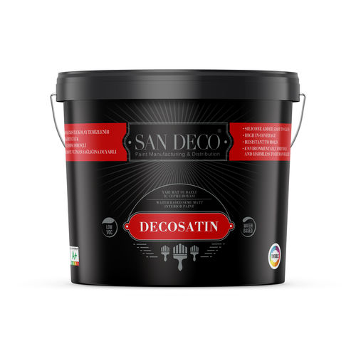 装飾塗料 - DECOSATIN - SAN DECO - 屋内 / 壁用 / アクリル