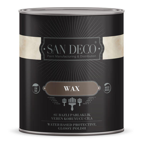 仕上げ用塗料 - WAX - SAN DECO - 屋内 / 壁用 / 光沢