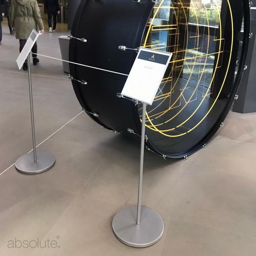 屋内用ディスプレイパネル - Absolute Museum & Gallery Products Ltd - デジタル / ステンレススチール製