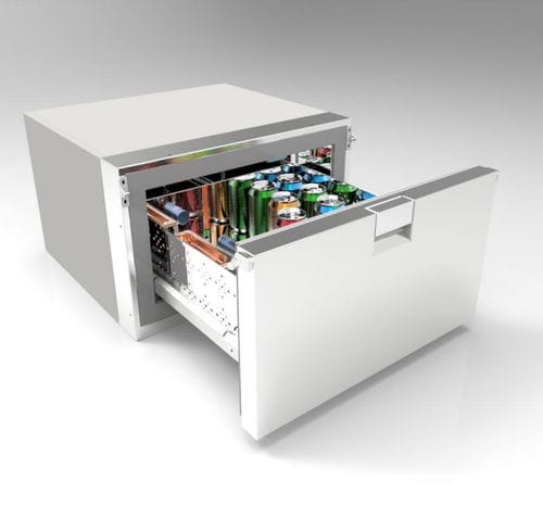 引き出しタイプ冷蔵庫 - FC0 - Frigonautica srl - ボート用 / 自立型 / ステンレススチール製