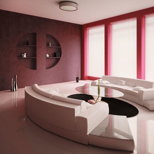 コーティング装飾パネル - FL CUBE VELVET Bordeaux - SIBU DESIGN - 壁取り付け式 / 屋内用 / 壁用