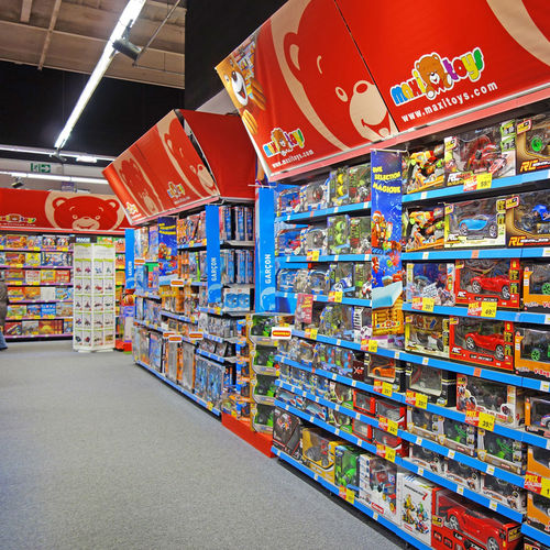 金属製展示用ラック - TOYS - Gondella - パネル / キャスター付 / 店用