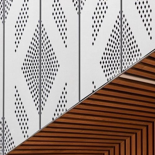 亜鉛サイディング - Special perforated designs - ASTURIANA DE LAMINADOS - パネル / 垂直 / テクスチャード仕上げ