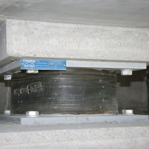 構造支え器具 - LASTO-HDRB - Mageba - エラストマー / 橋梁建設