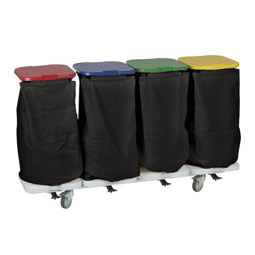 リネン用台車 - TRISAC ALU 4 - CADDIE HOTEL - ホテル用 / プラスチック製 / アルマイト処理されたアルミ製