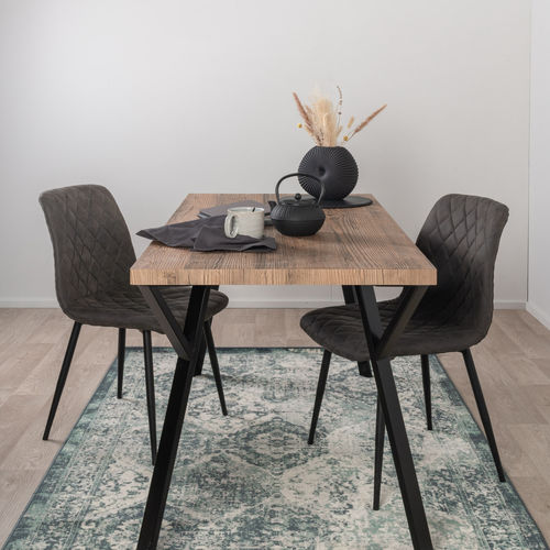 現代風ダイニングテーブル - SUN WOOD : STALLGRAU 60 - SUN WOOD by Stainer - 木製 / 金属脚 / 長方形