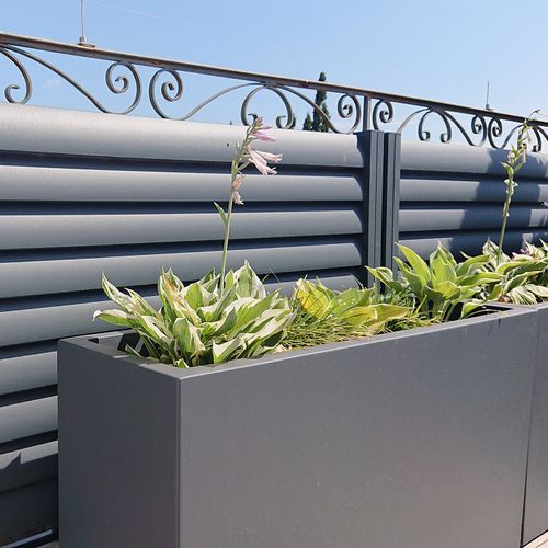ルーバーフェンス - SWEET GARDEN SG06 - AXIUM solutions aluminium - 庭用 / アルミニウム / 現代風