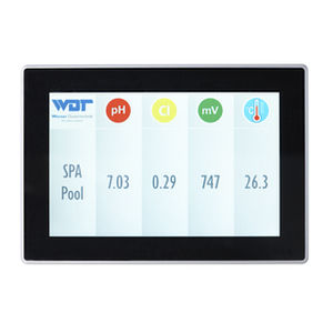 アクセス制御用タッチパネル - TELE INDICATION 10" TOUCH - WDT - Werner Dosiertechnik - 壁取り付け式 / ワイヤレス