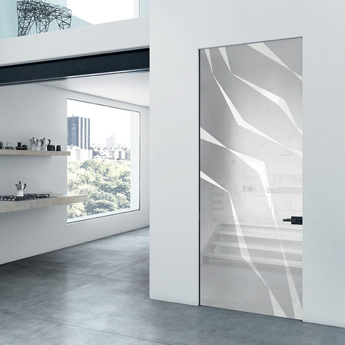 屋内用ドア - ALL-GLASS - VITRA LINE - Henry glass - ガラス製 / ヒンジ付き / ガラス