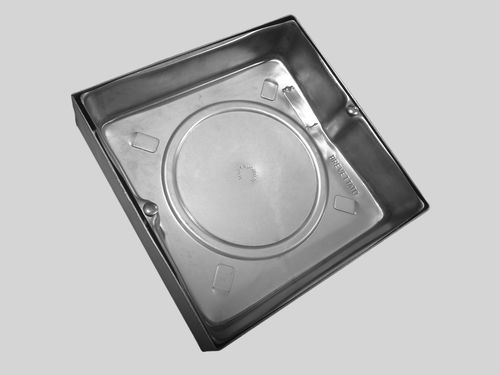 ステンレススチール製マンホールの蓋 - 0753 - Inoxsystem S.r.l. - 正方形 / オーダーメイド