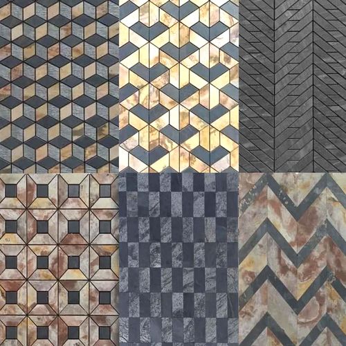 モザイク調ベニア - Mosaics - Casadenza by Vesna - 天然石 / フレキシブル / 家具用