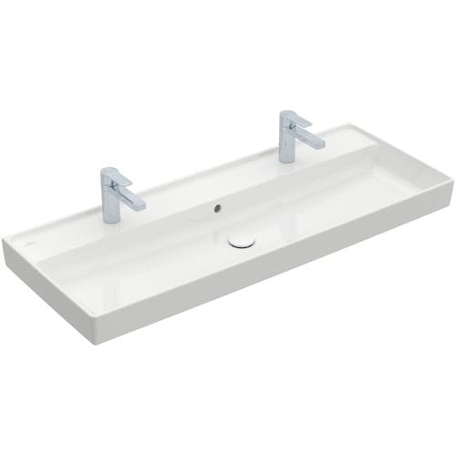 組み込み型洗面器 - COLLARO : 4A33C4 - Villeroy & Boch/ビレロイ&ボッホ - セラミック製 / ダブル / 長方形