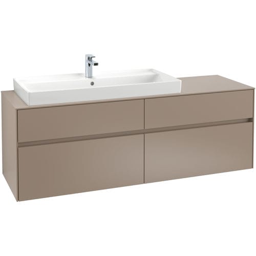 1つ洗面台 - COLLARO : C029L0 - Villeroy & Boch/ビレロイ&ボッホ - 壁掛け式 / 木製 / 現代風