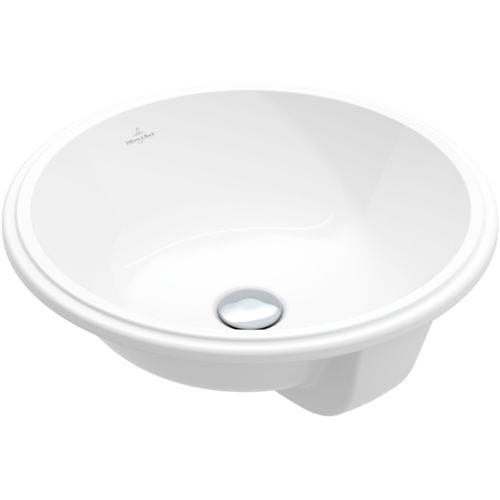 台下洗面器 - ARCHITECTURA: 5A7545 - Villeroy & Boch/ビレロイ&ボッホ - セラミック製 / 円形 / 穴なし