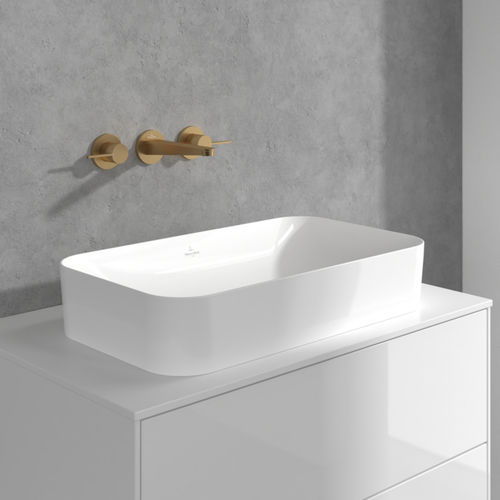 洗面器用混合水栓 - CONUM : TVW127002000XX - Villeroy & Boch/ビレロイ&ボッホ - 壁取り付け式 / 真ちゅう製 / バスルーム用