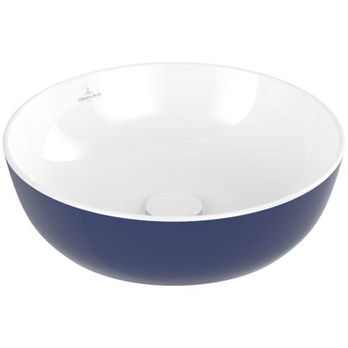 カウンタートップ型洗面器 - 417943BCS4 - Villeroy & Boch - セラミック製 / 円形 / 穴なし