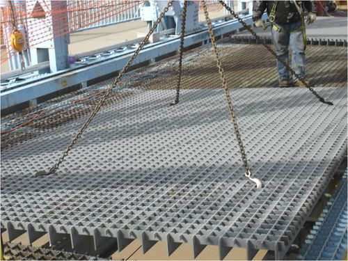 スチール製橋板 - OPEN GRID - Short span steel
