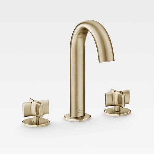 洗面器用ダブルハンドル混合水栓 - A5A3676VC0 - Armani / Roca - カウンタートップ / 金属製 / バスルーム用