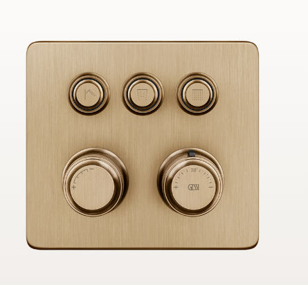 シャワー用混合水栓 - 65234 - GESSI SPA - カウンタートップ / 金属製 / バスルーム用