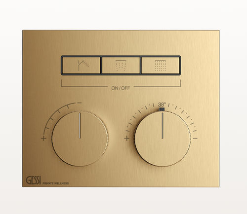 シャワー用混合水栓 - 63006 - GESSI SPA - 壁取り付け式 / カウンタートップ / 金属製