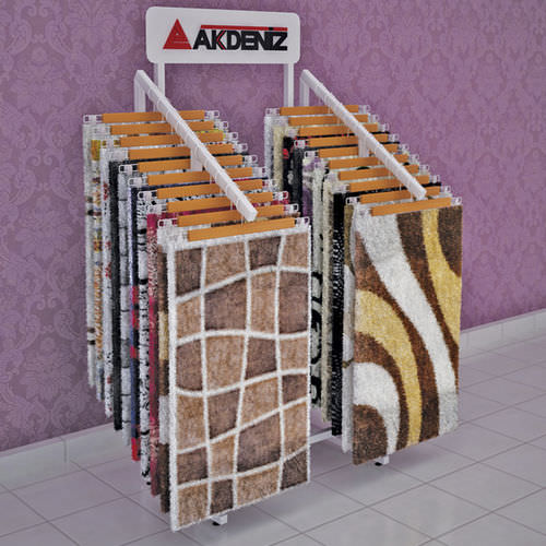 金属製カーペット陳列棚 - AK 301 - AKDENIZ Display Systems - 店用