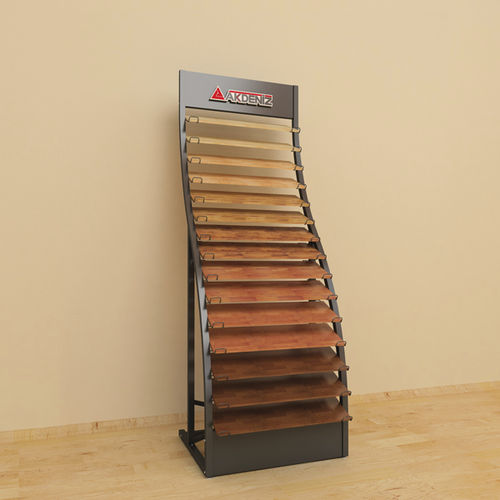 フローリング用展示用ラック - LS-1501 - AKDENIZ Display Systems - 金属製 / 店用