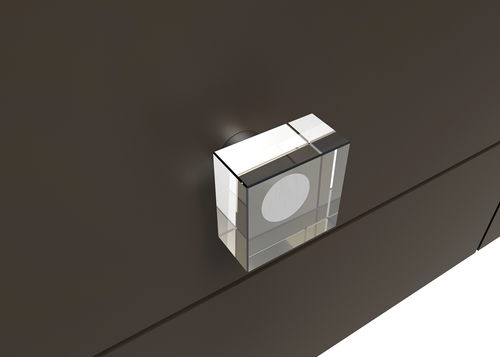 クリスタル製家具用取っ手 - GUIDERO_CRYSTAL-FURNITURE_PULL_SQUARE PROJECTS - GUIDERO Holland BV