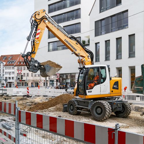 中型パワーショベル - A 914 LITRONIC - Liebherr  - タイヤ式 / コンパクト / 低燃費