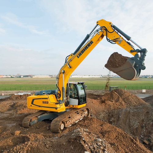 中型パワーショベル - R 922 LITRONIC - Liebherr  - クローラー式 / 解体用 / 工事現場用