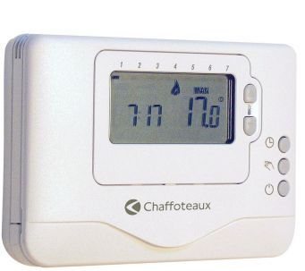 プログラム可能サーモスタット - EASY CONTROL - CHAFFOTEAUX - 暖房用 / 室温 / 壁かけ式